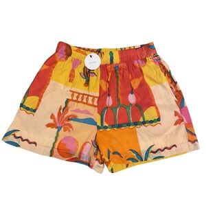 En Crème Colorful Women's Shorts. 100% cotton.
